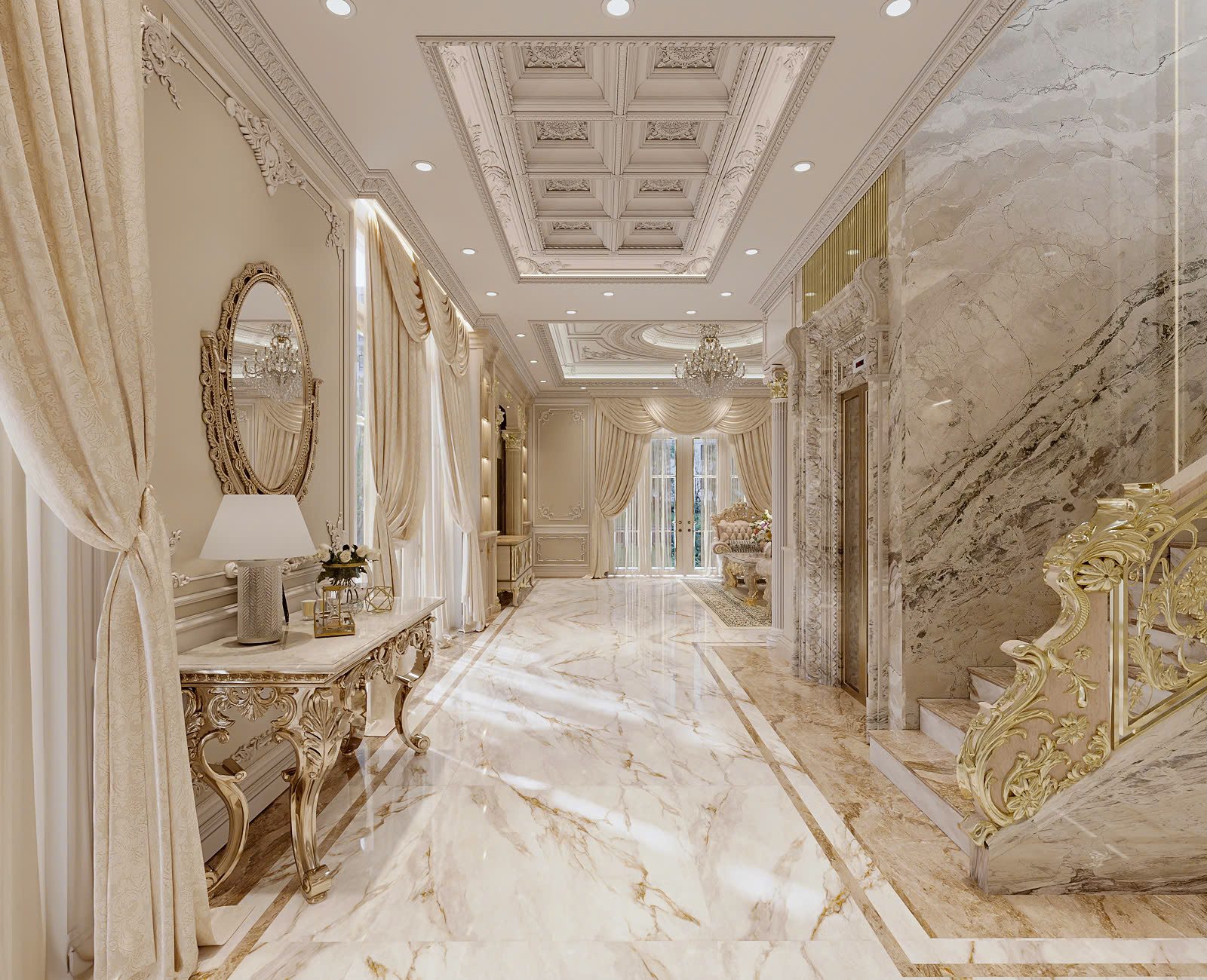 hanh-lang-guong-oval-baroque